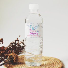 Bubble Birthday Water Bottle Label Summer Waterfles Etiket