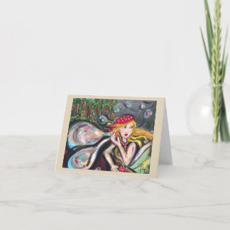 Bubble Blower Note-kaart Kaart