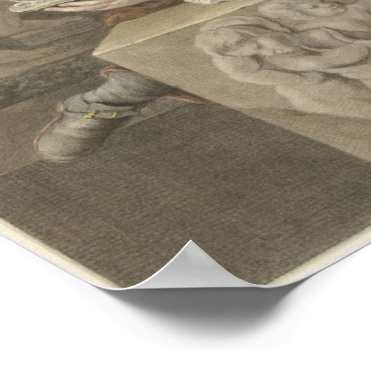 Bubble-Blowing Boy Poster (Hoek)