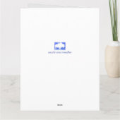 Bubble Blue - Vaderdag 2-kaart Kaart (Achterkant)