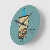 Bubble Boba Pearl Milk Tea Tapioca ballen Ronde Klok (Hoek)