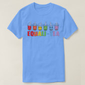 Bubble Boba Tea Equali-Tea Lgbt Pride Rainbow  320 T-shirt (Design voorkant)