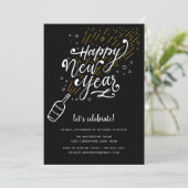 Bubble Bottle | Nieuwe uitnodiging van Eve-partij  (Staand voorkant)