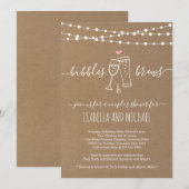 Bubble & Brews Couple's Shower Invitation Kaart (Voorkant / Achterkant)