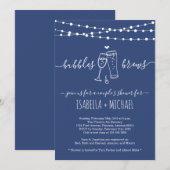 Bubble & Brews Couple's Shower Invitation Kaart (Voorkant / Achterkant)