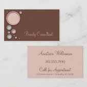 Bubble bruine Visitekaartjes (Voorkant / Achterkant)