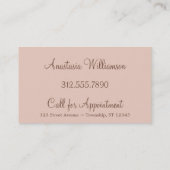 Bubble bruine Visitekaartjes (Achterkant)