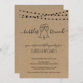 Bubble & Brunch Birthday Party Invitation Kaart (Voorkant / Achterkant)