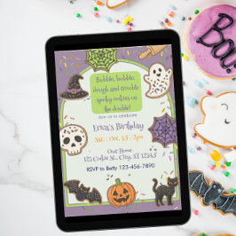 Bubble Bubble Dough Trouble, Cookie Birthday Kaart