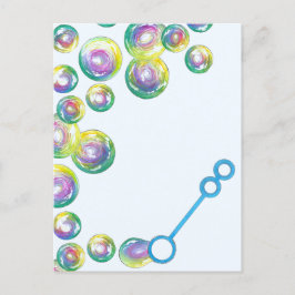 Bubble Bubble Wand Briefkaart