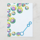 Bubble Bubble Wand Briefkaart (Voorkant)