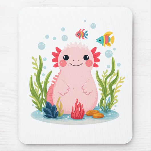 Bubble Buddy Axolotl Muismat (Voorkant)