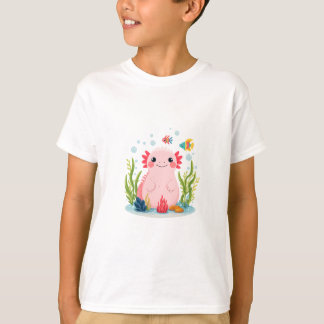 Bubble Buddy Axolotl T-shirt