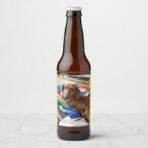 Bubble Bum Brew Dachshund Ber Label
