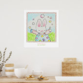 Bubble Bunny poster (Keuken)
