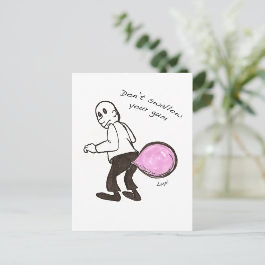 Bubble Butt Briefkaart (Staand voorkant)