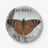 Bubble BUTTERFLY Papieren Bordje (Voorkant)