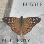 Bubble BUTTERFLY Sticker (Voorkant)