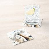 Bubble Champagne Happy Birthday Kartonnen Onderzetters (Insitu)