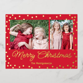 Bubble Cheer Folie Holiday Briefkaart kerstkaart