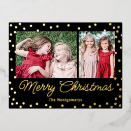 Bubble Cheer Folie Holiday Briefkaart kerstkaart