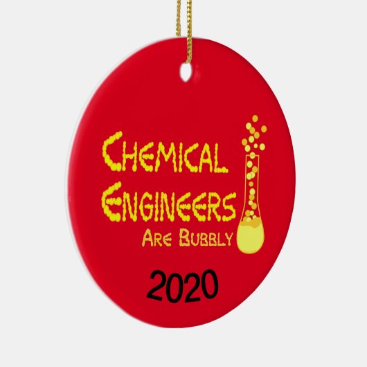 Bubble Chemical Engineers Keramisch Ornament (Rechts)