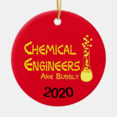 Bubble Chemical Engineers Keramisch Ornament (Voorkant)