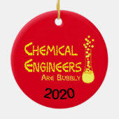 Bubble Chemical Engineers Keramisch Ornament (Achterkant)