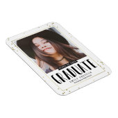 Bubble Chic Afstuderen Announouncement Magnet Magneet (Rechterzijde)