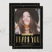 Bubble Chic Afstuderen - Bedankt voor je briefkaar (Voorkant / Achterkant)