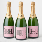 Bubble Chic Sparkling Wijnetiket (Flessen)