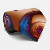 Bubble Chrome Stropdas (Opgerold)