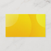 Bubble Cloud - Gele schaduwen Visitekaartje (Achterkant)