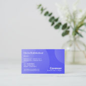 Bubble Cloud - Shades Blue II Visitekaartje (Staand voorkant)