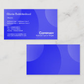 Bubble Cloud - Shades Blue Visitekaartje (Voorkant / Achterkant)