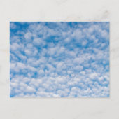 Bubble Clouds in Blue Sky Natuur Foto Mammatus Briefkaart (Voorkant)