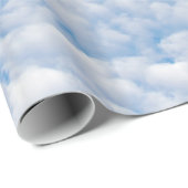 Bubble Clouds in Blue Sky Natuur Foto Mammatus Cadeaupapier (Rol Hoek)