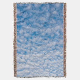 Bubble Clouds in Blue Sky Natuur Foto Mammatus Deken