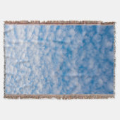 Bubble Clouds in Blue Sky Natuur Foto Mammatus Deken (Voorkant)