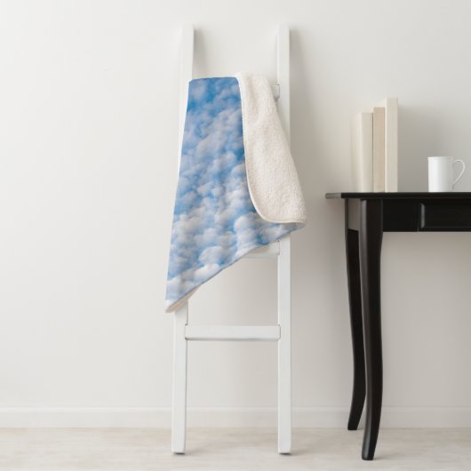 Bubble Clouds in Blue Sky Natuur Foto Mammatus Sherpa Deken (In situ)