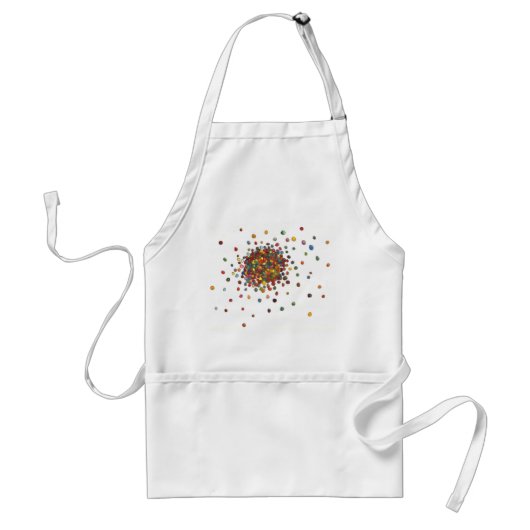 Bubble Cluster Apron Standaard Schort (Voorkant)