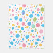 Bubble Confetti Fleece Deken (Voorkant)