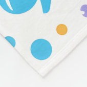 Bubble Confetti Fleece Deken (Hoek)