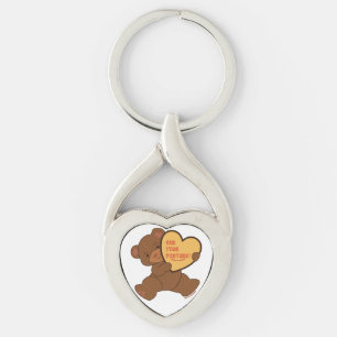 Bubble Cute Beer Brown Colorway Bangle Bracelet Sleutelhanger