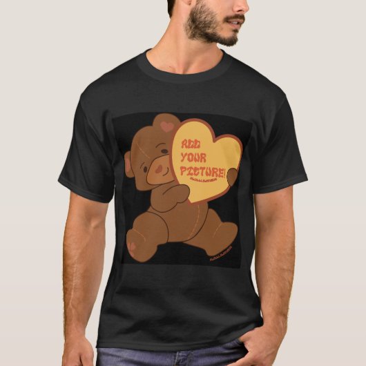 Bubble Cute Beer Brown Colorway T-shirt (Voorkant)