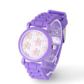 Bubble Daisies Kids Silicon Horloge (Hoek)