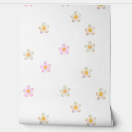 Bubble Daisies Wallpaper Behang
