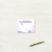 Bubble Design Post-it Notes van psycholoog (Op bureau)