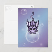 Bubble Dragon Briefkaart (Voorkant / Achterkant)