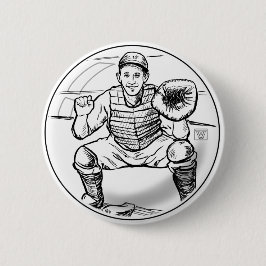 Bubble Dreams Baseball Art Ronde Button 5,7 Cm